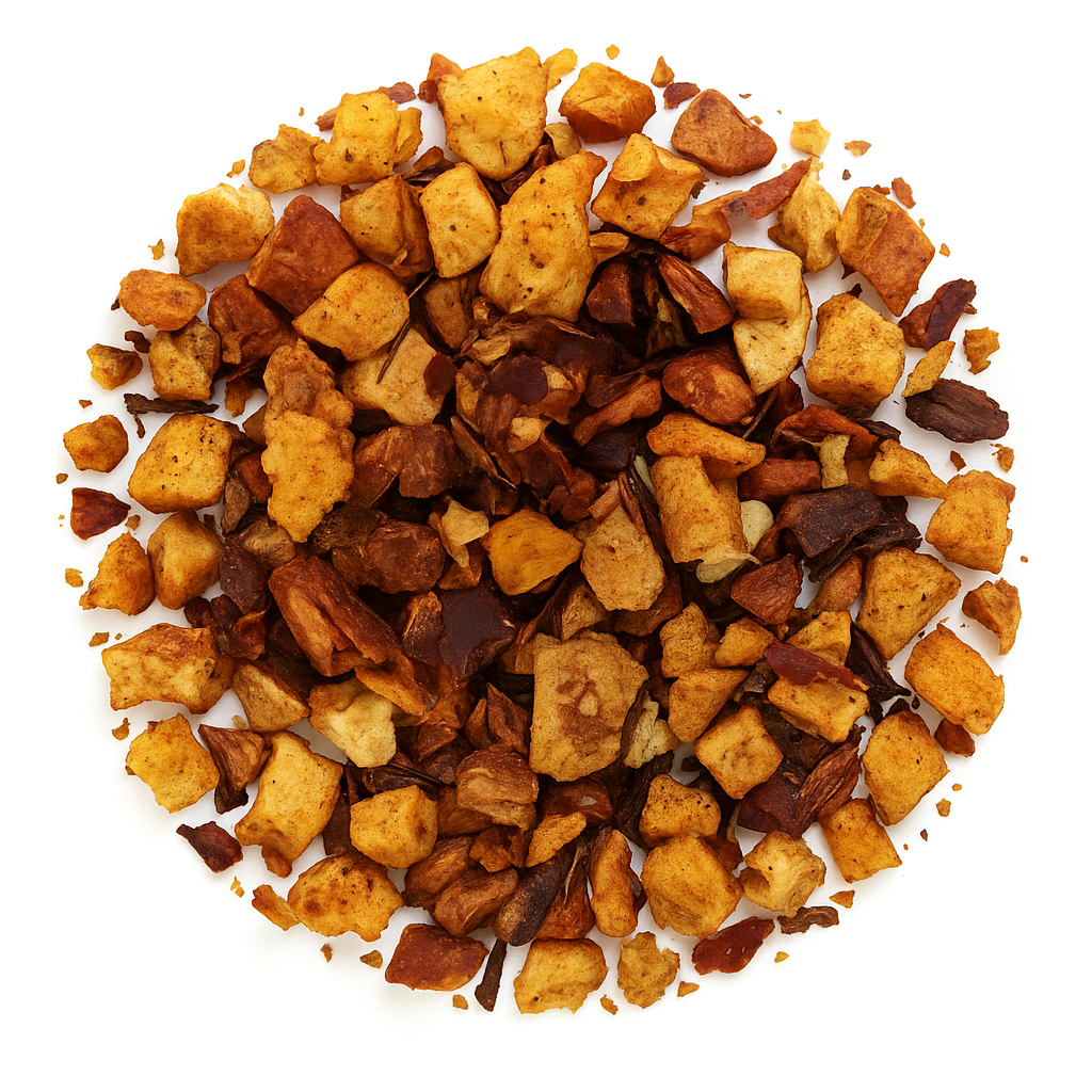 Infuso Fuori di Festa: mela, cacao, caramello e arachidi per un tè natalizio unico. Acquista online Fuori di Festa.