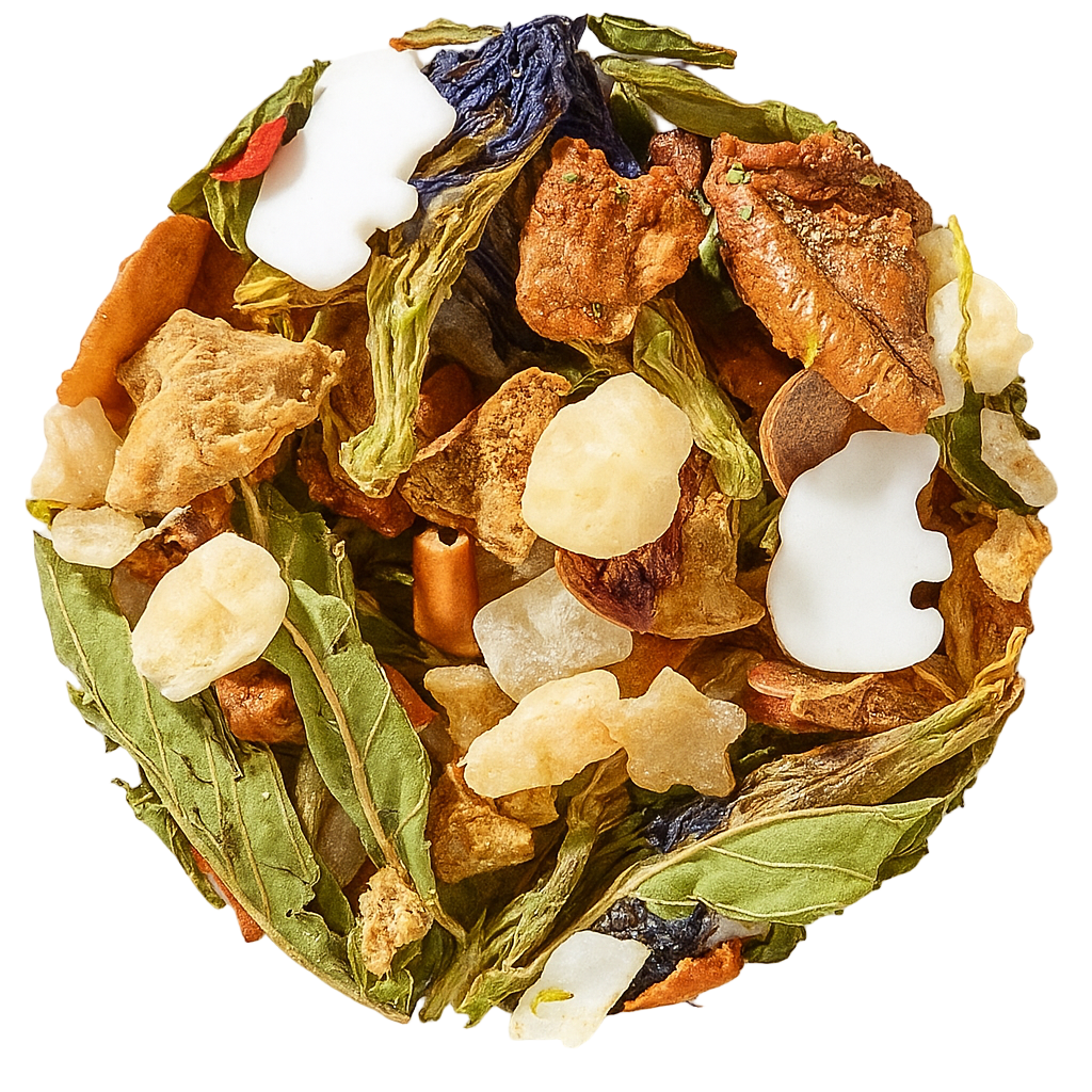 Polo Nord: infuso con pera, prugna, zenzero e spezie, decorato con stelline e orsi di zucchero. Acquista online Polo Nord.