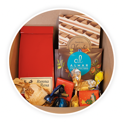 Scopri la Box Natale Goloso: tè artigianali, cioccolatini e golosità perfette per le feste. Acquista online Box Natale Goloso ora.