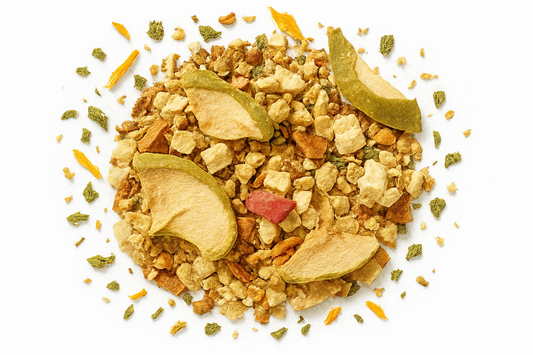 Ginger Candy: infuso con zenzero e mela dal gusto speziato e fruttato. Energia e freschezza in ogni tazza. Acquista online Ginger Candy.