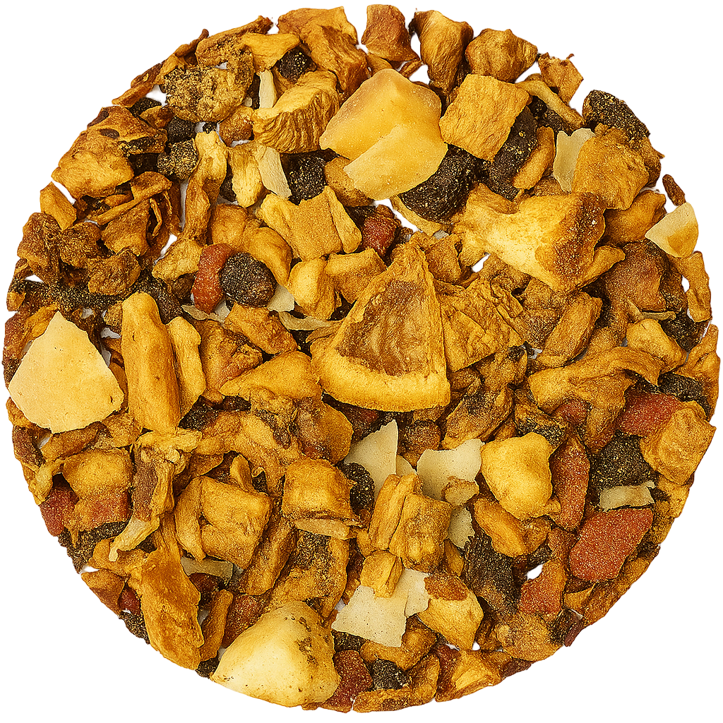 Miami Ice: infuso con mango, arancia, melograno e frutta secca. Fresco e fruttato. Acquista online Miami Ice.